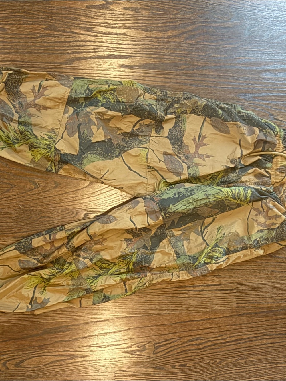 BDG Boys Camouflage Joggers in Tan and Green